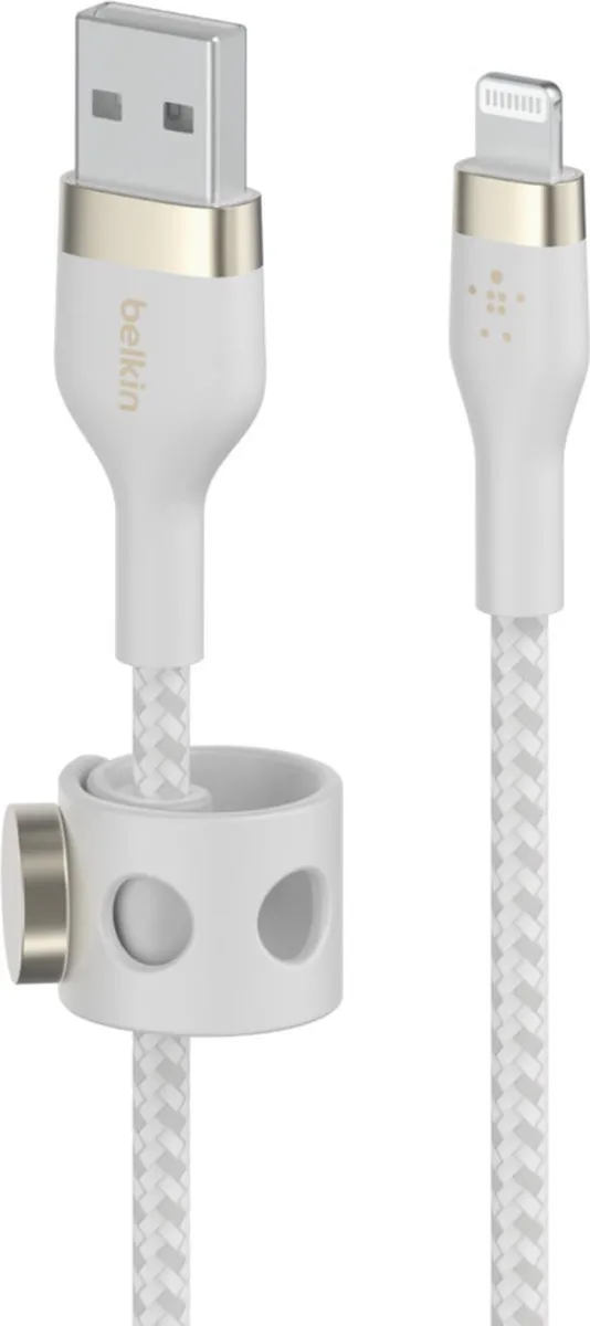 Belkin Boost Charge USB-A naar iPhone Lightning 2m - Wit