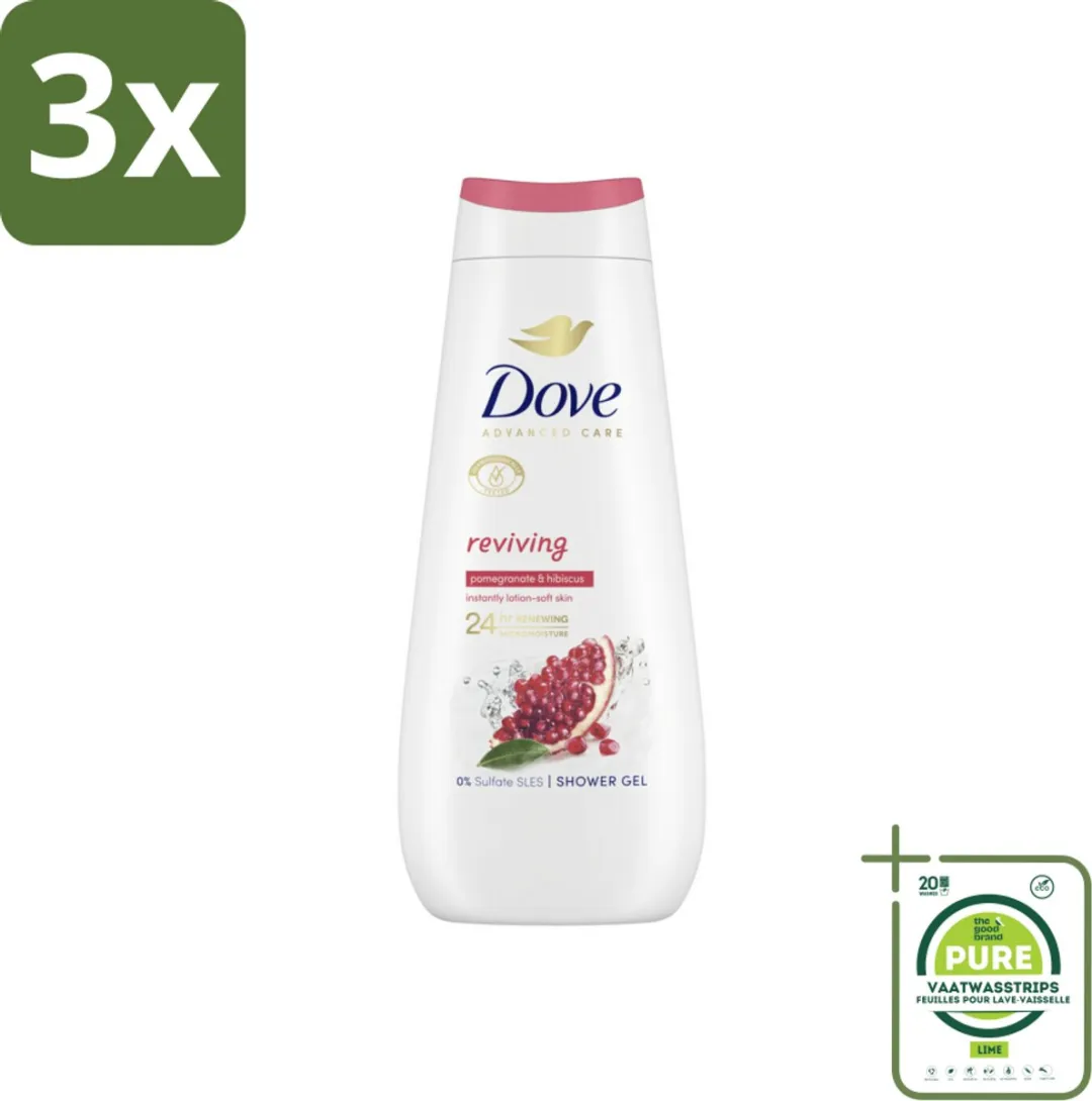 Dove Reviving Douchecrème Granaatappel & Hibiscus 1200ml
