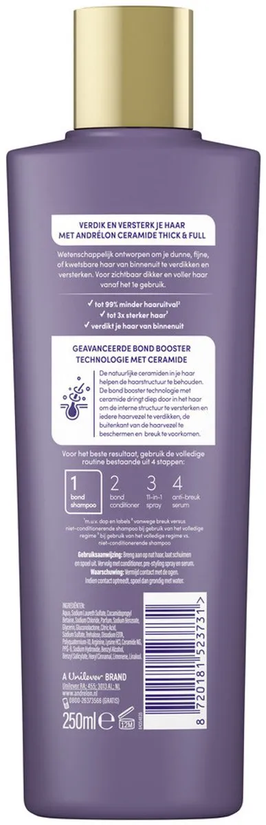 Andrélon Pro Care Shampoo Haaruitval 250ml - 6 Stuks