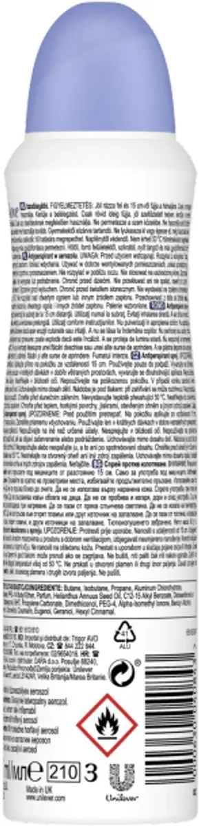 Dove Original Deospray 250ml - 6 Stuks