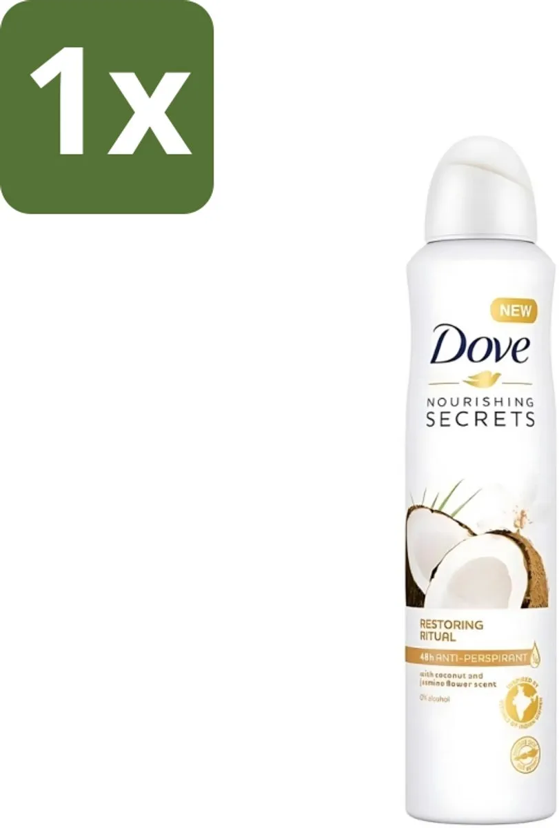 Dove Anti-transpirant Spray Coconut & Jasmine Flower 250ml