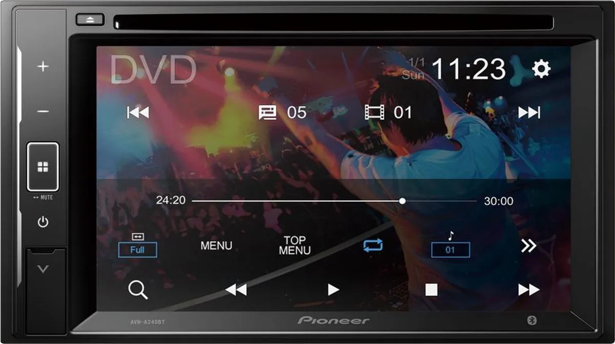 Pioneer AVH-A240BT Autoradio - Dubbel Din - 50W x6 - Zwart