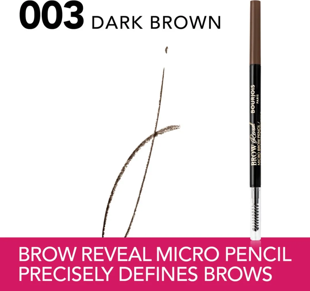 Bourjois Brow Reveal Mechanic Pencil 003 Dark Brown - afbeelding 6 van 6