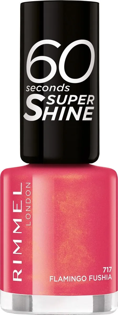 Rimmel London 60 Seconds Supershine Nagellak 717 Flamingo Fushia