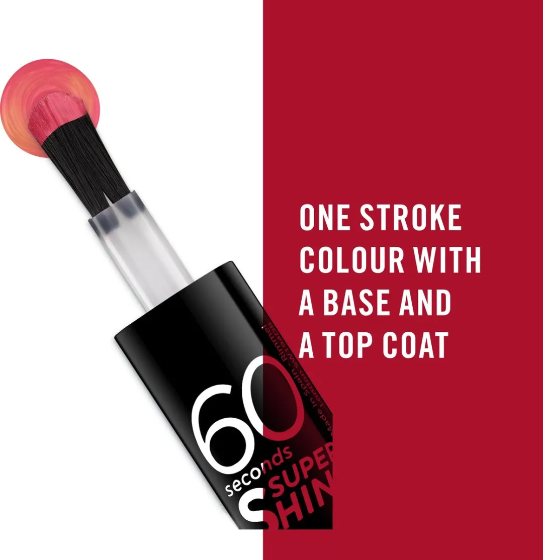 Rimmel London 60 Seconds Supershine Nagellak 717 Flamingo Fushia