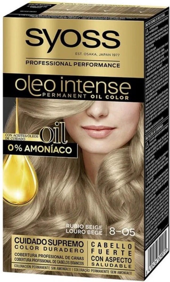 SYOSS Oleo Intense Permanent Haarkleuring Rubio Beige 5ml