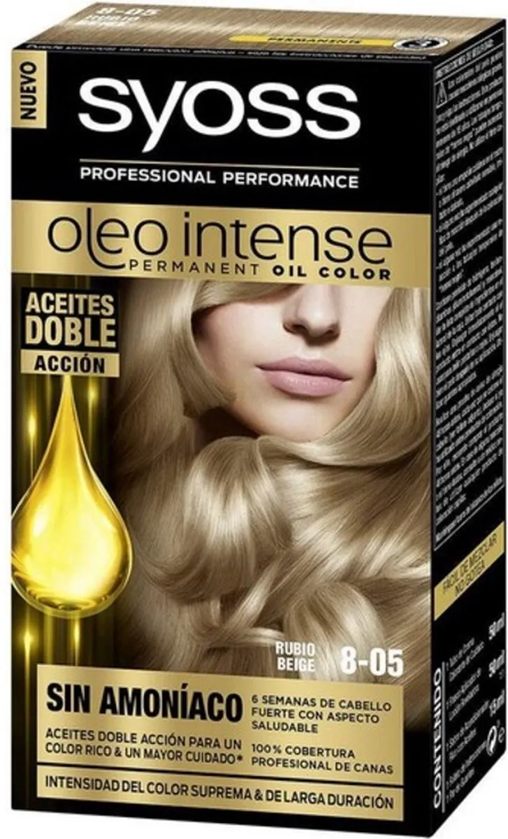 SYOSS Oleo Intense Permanent Haarkleuring Rubio Beige 5ml