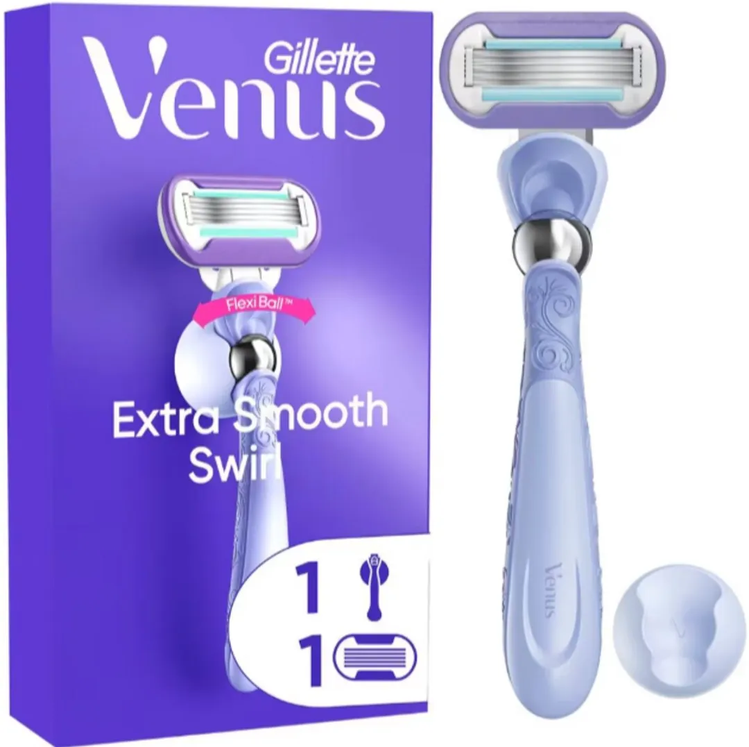 Gillette Venus Extra Smooth Swirl Scheersysteem - 1 Handvat + 5 Mesjes - Paars