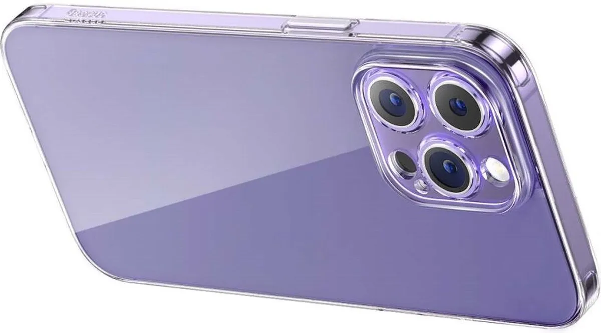 Baseus Hoesje Ultra Dun iPhone 14 Pro - Transparant - MagSafe - afbeelding 6 van 6