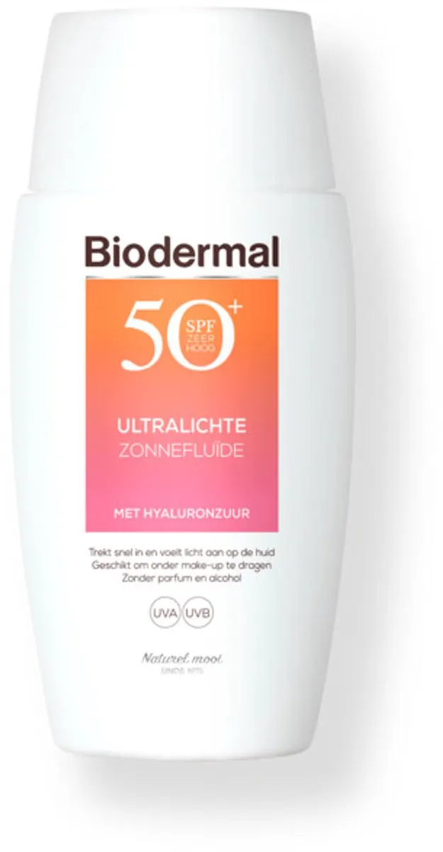 Biodermal Ultralichte Zonnefluïde SPF 50+