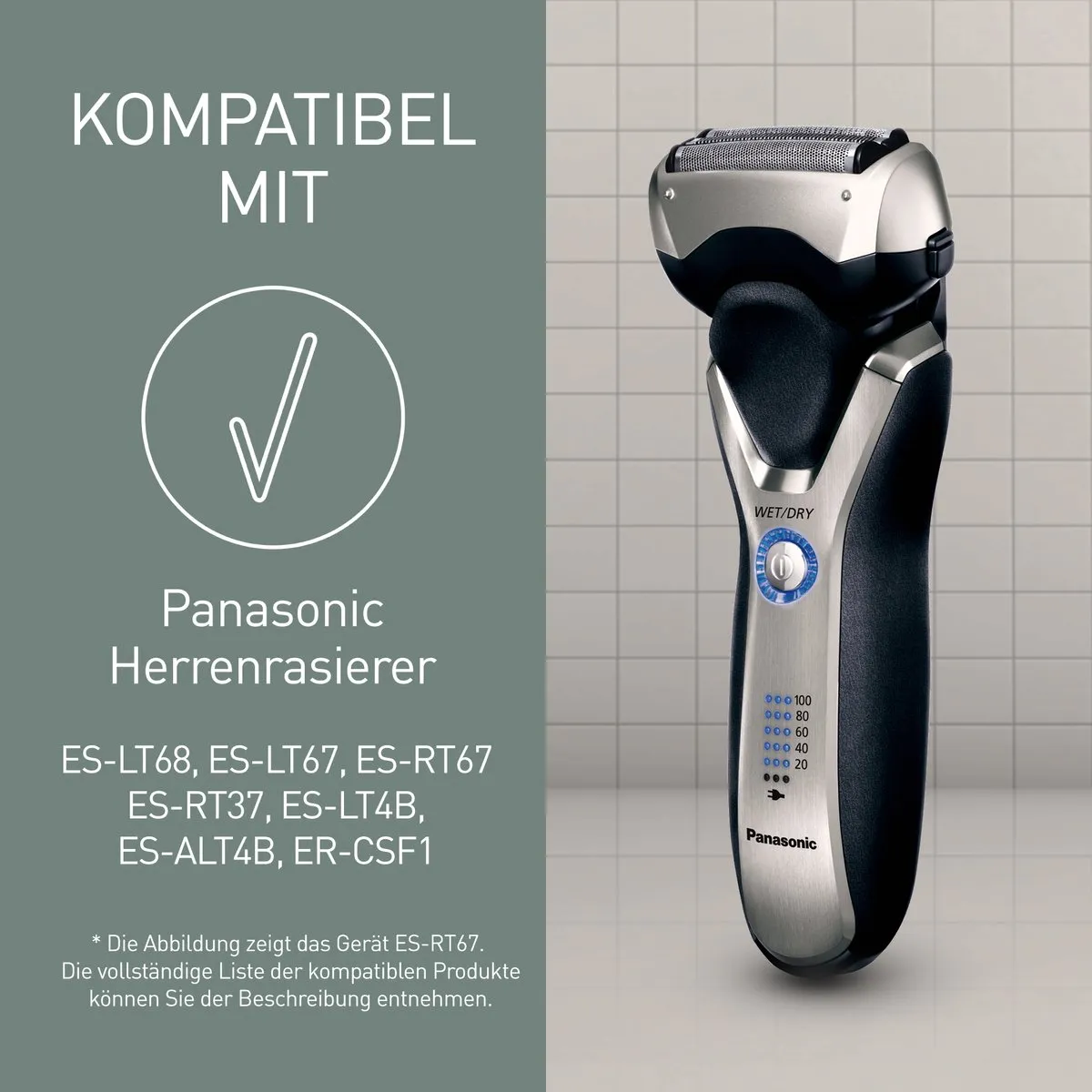 Panasonic Reserve Scheermes ES-LF51/ST25/RT37/RT47.RT67/RT87/LT6N - 3 Mesjes - 2 Stuks