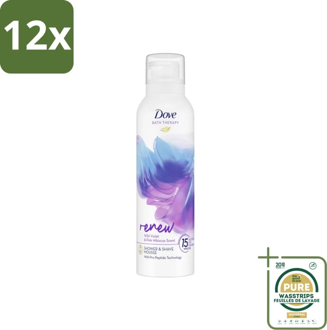 Dove Bath Therapy Renew Douche- & Scheerschuim 250ml