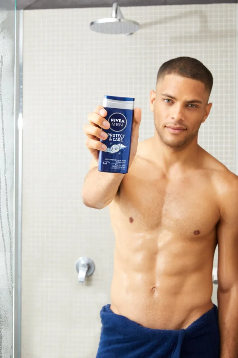 NIVEA Men Douchegel Protect & Care 250ml - 6 Stuks