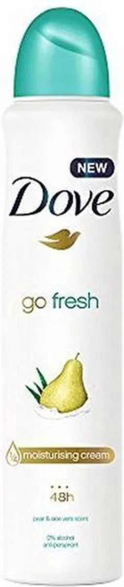 Dove Go Fresh Peer & Aloe Vera Deo Spray - 1000ml (4x250ml)
