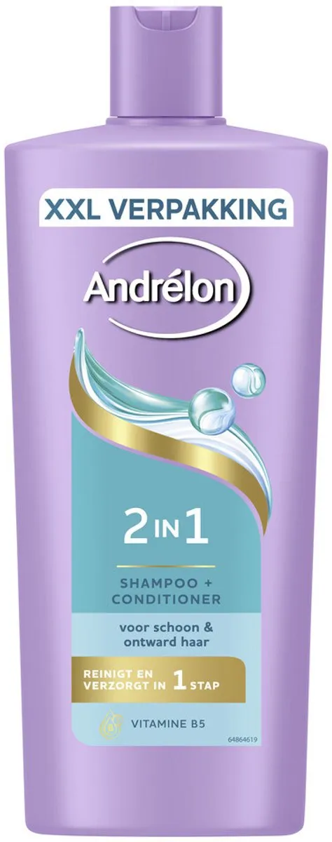 Andrélon Iedere Dag Shampoo 2-in-1 685ml - 4 Stuks