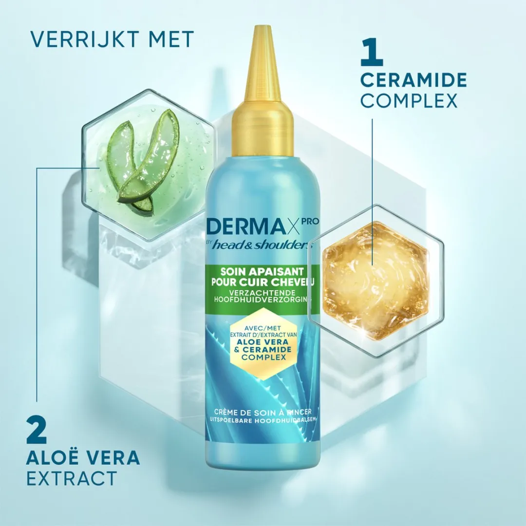 Head & Shoulders DermaXPro Verzachtende Hoofdhuidverzorging Aloë Vera 6x145ml
