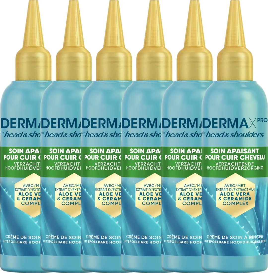 Head & Shoulders DermaXPro Verzachtende Hoofdhuidverzorging Aloë Vera 6x145ml