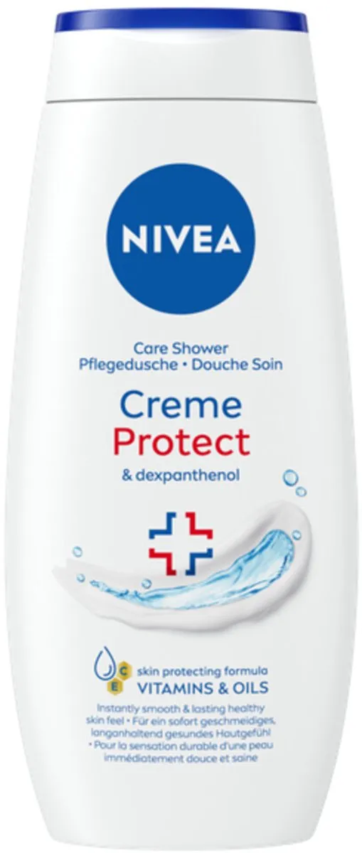 NIVEA Douchecrème Beschermend 250ml - 6 Stuks
