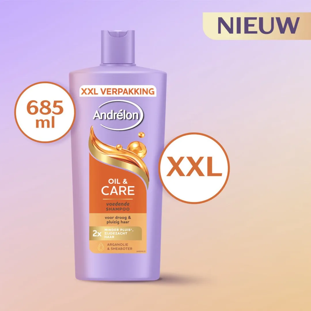 Andrélon Oil & Care Shampoo 685ml - 5x4