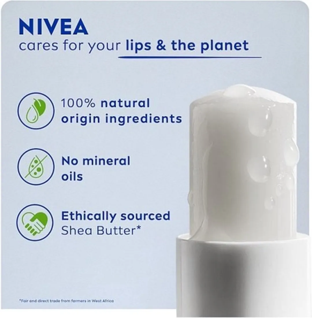 NIVEA Original Care Lippenbalsem 2x5ml