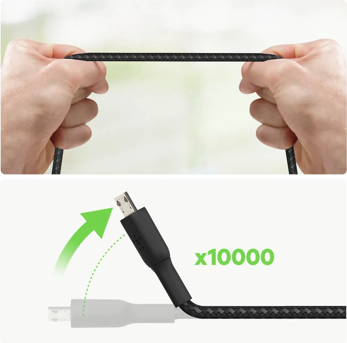Belkin Boost Charge CAB007BT1MBK Micro-USB naar USB-A Kabel - 1m - Zwart