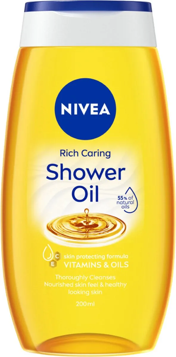 NIVEA Natural Shower Oil Doucheolie 200ml