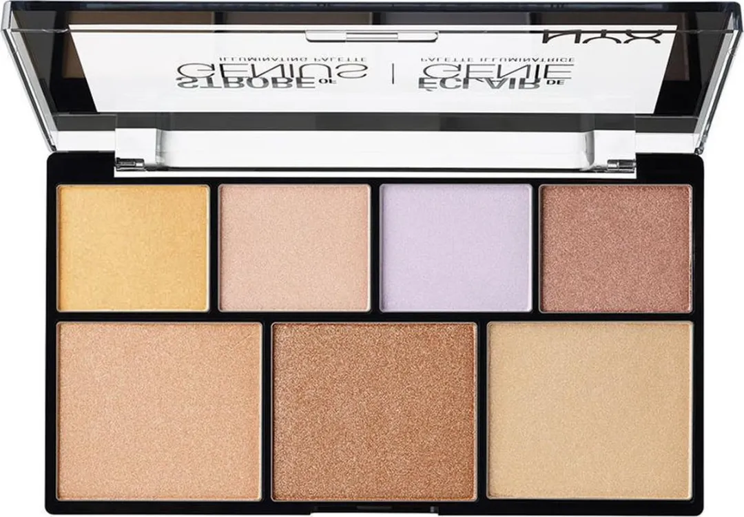 NYX Strobe of Genius Highlighter Palette - 20g - Mix