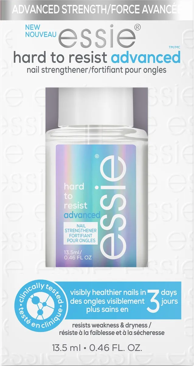 essie Hard to Resist Nagelverharder Transparant 13,5ml