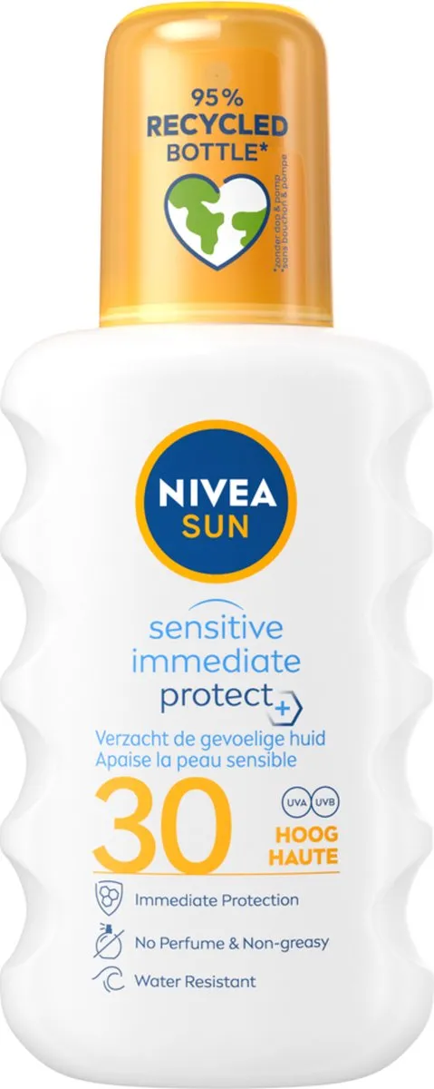NIVEA SUN Sensitive Immediate Protect Zonnebrandspray SPF 30 - 200ml