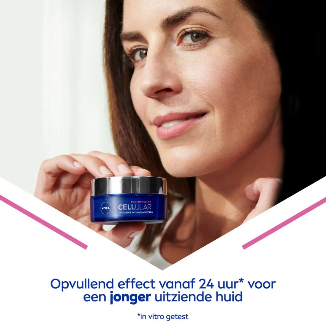 NIVEA Cellular Filler Nachtcrème Verstevigend - 3x50ml