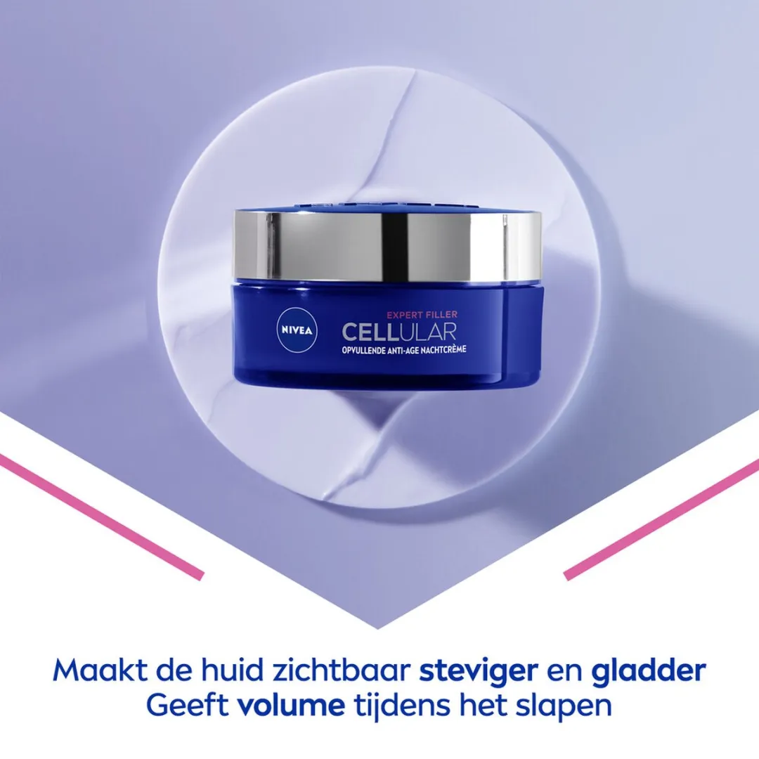 NIVEA Cellular Filler Nachtcrème Verstevigend - 3x50ml