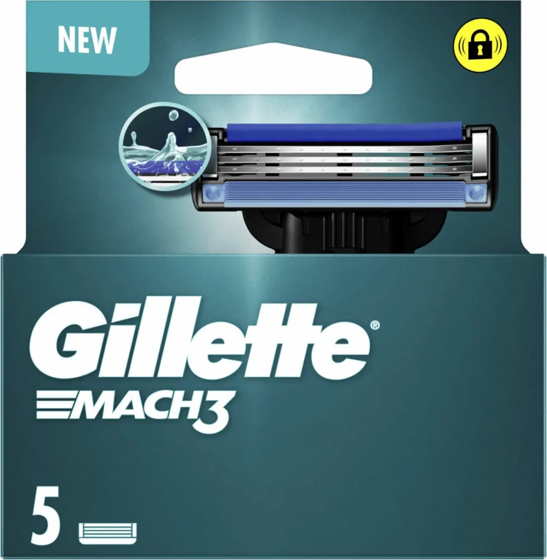 Gillette Mach3 Scheermesjes - 5 Stuks