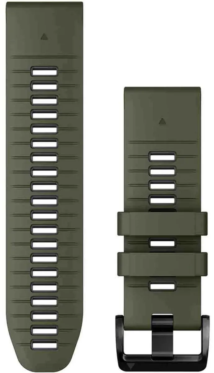 Garmin QuickFit Siliconen Band Moss/Graphite 26mm