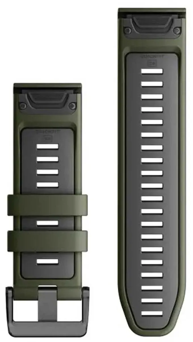 Garmin QuickFit Siliconen Band Moss/Graphite 26mm - Fenix 8
