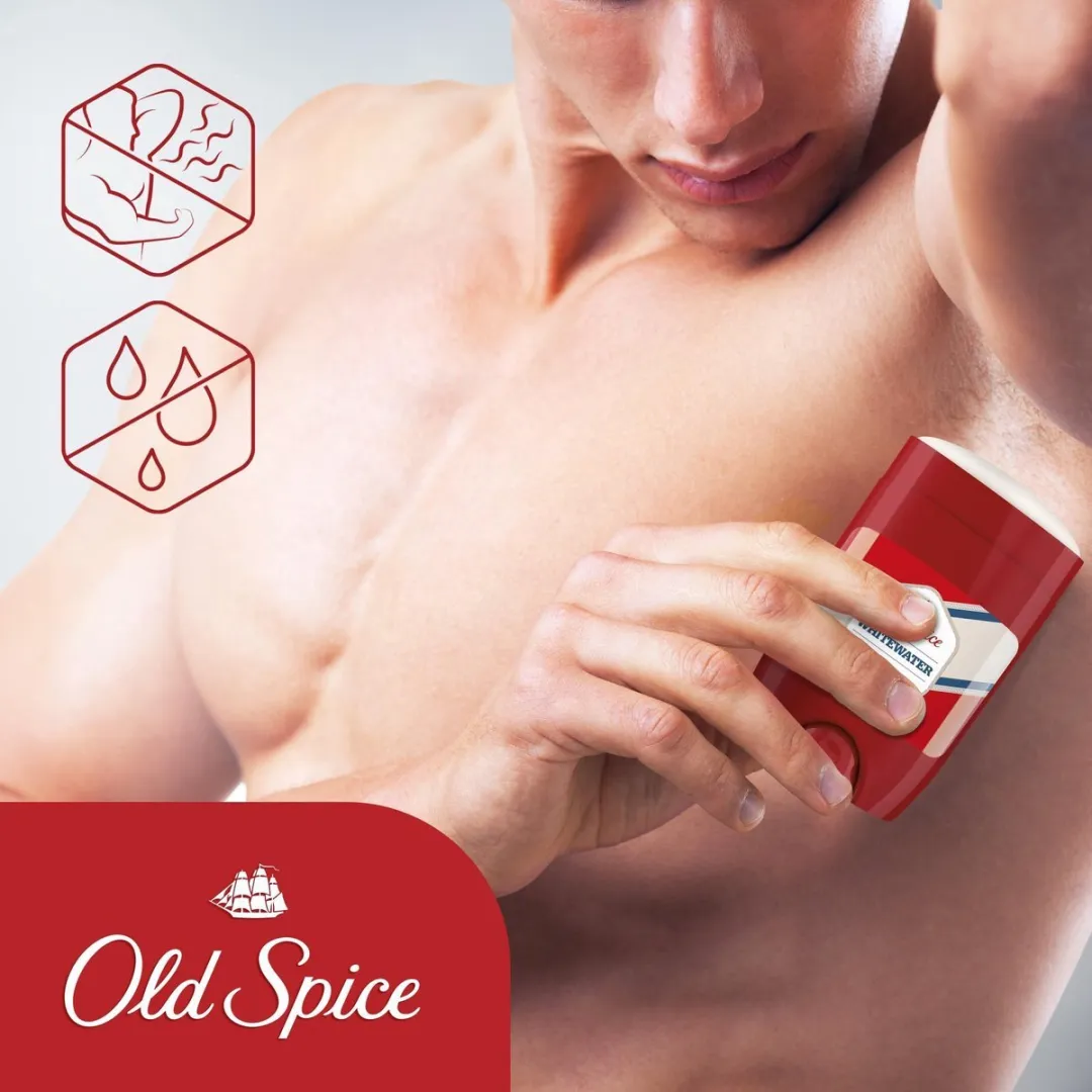 Old Spice Whitewater Deodorant Stick - 250ml (5x50ml)