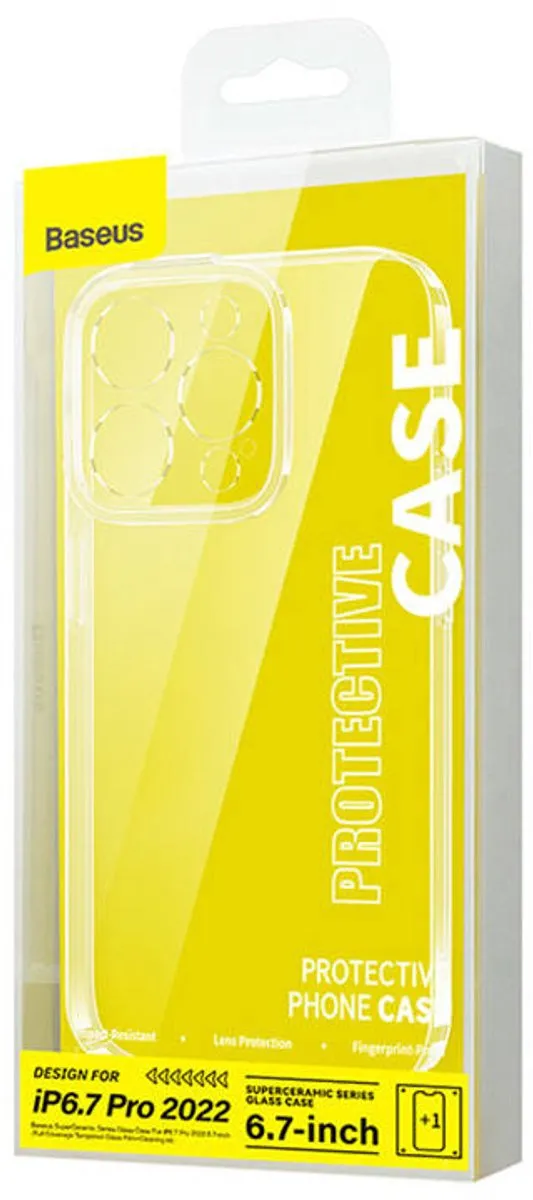 Baseus Superceramic Beschermhoes iPhone 14 Plus - Helder Glas - afbeelding 6 van 6