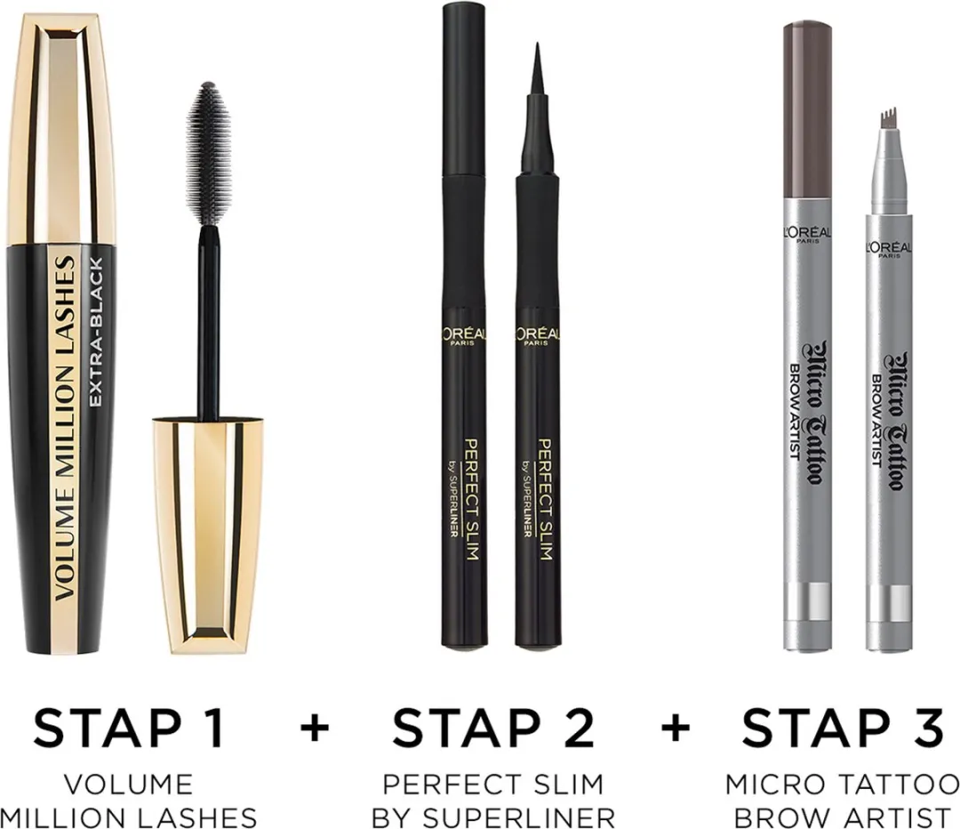L'Oréal Paris Volume Million Lashes Mascara Extra Zwart 10,7ml - afbeelding 6 van 6