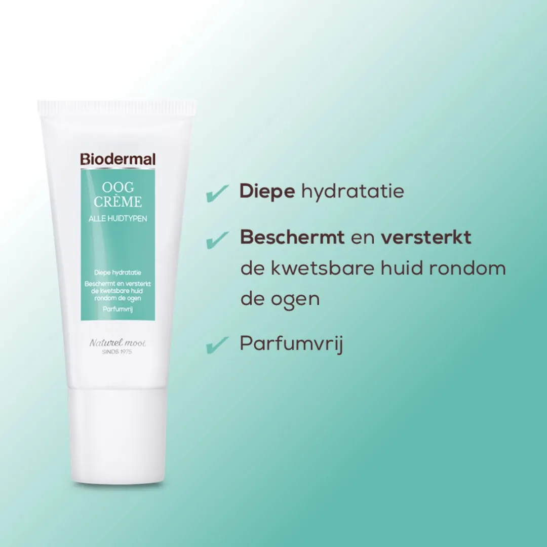 Biodermal Oogcrème Parfumvrij 15ml