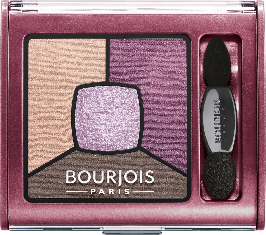 Bourjois Smoky Stories Quatuor Oogschaduw - 15 Briljant Prunette - 4 Kleuren