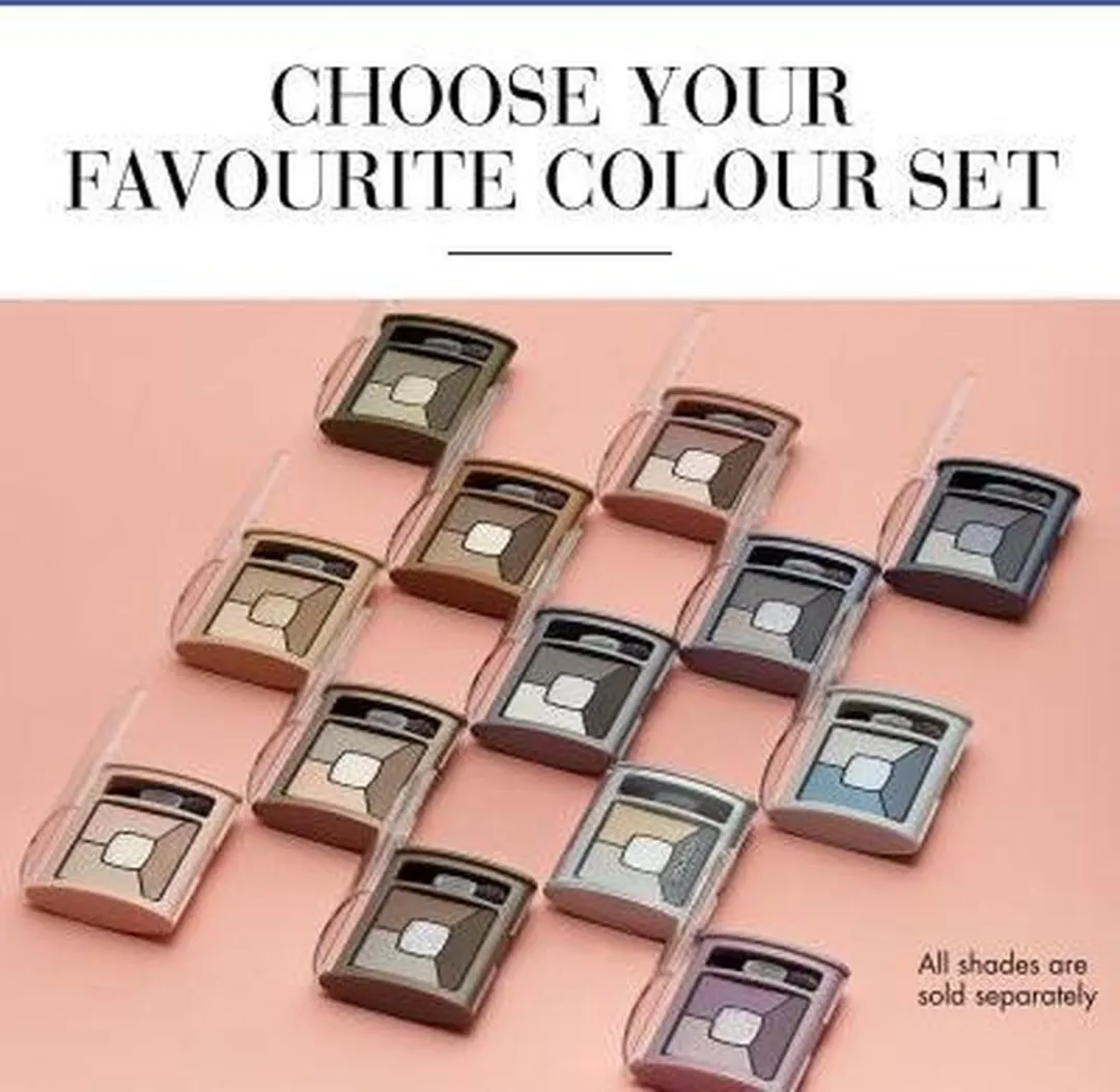Bourjois Smoky Stories Quatuor Oogschaduw - 15 Briljant Prunette - 4 Kleuren