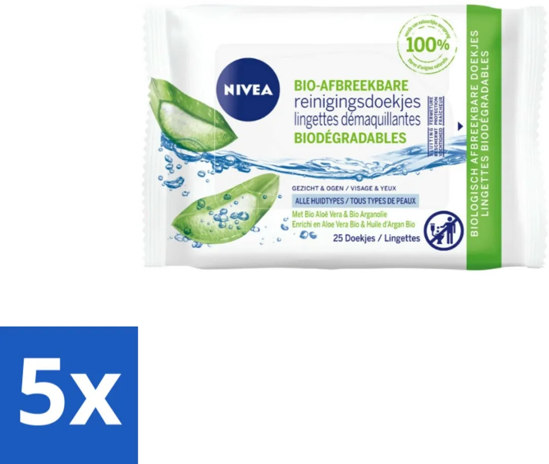 NIVEA Bio Aloe Vera Reinigingsdoekjes