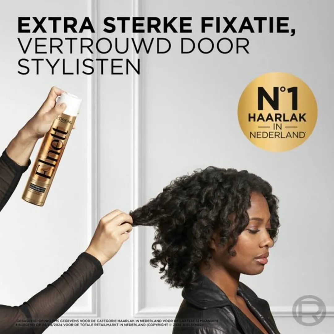 L'Oréal Paris Elnett Satin Extra Sterke Fixatie 400ml - 6 Stuks