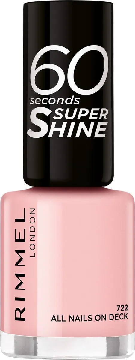 Rimmel London 60 Sec Nail Polish 722 All Nails On Deck - 8ml
