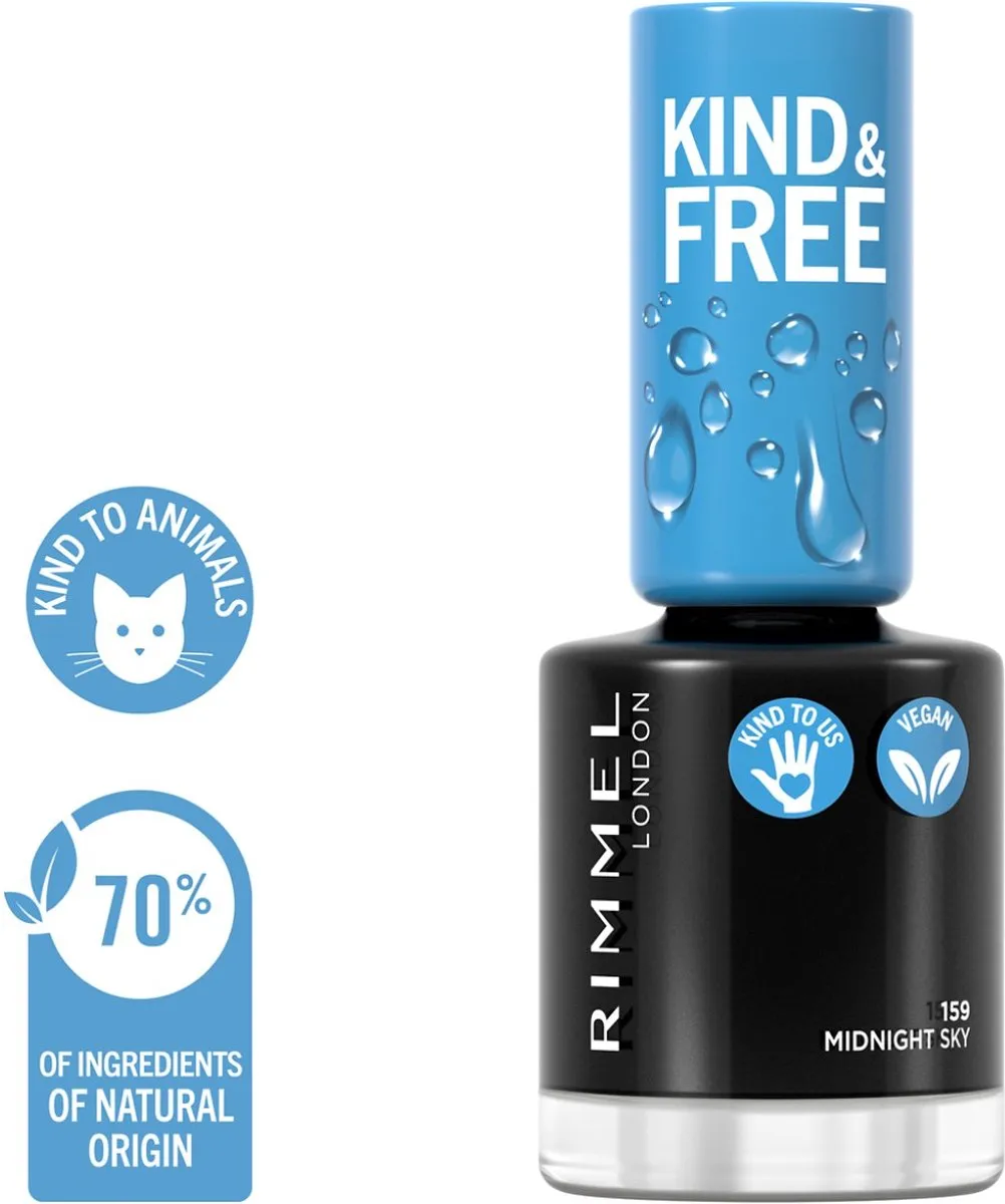 Rimmel London KIND & FREE Nagellak 159 Midnight Sky - 8ml