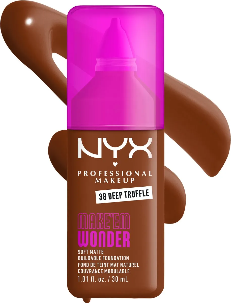 NYX Make 'EM Wonder Foundation Deep Truffle 30ml - Matte