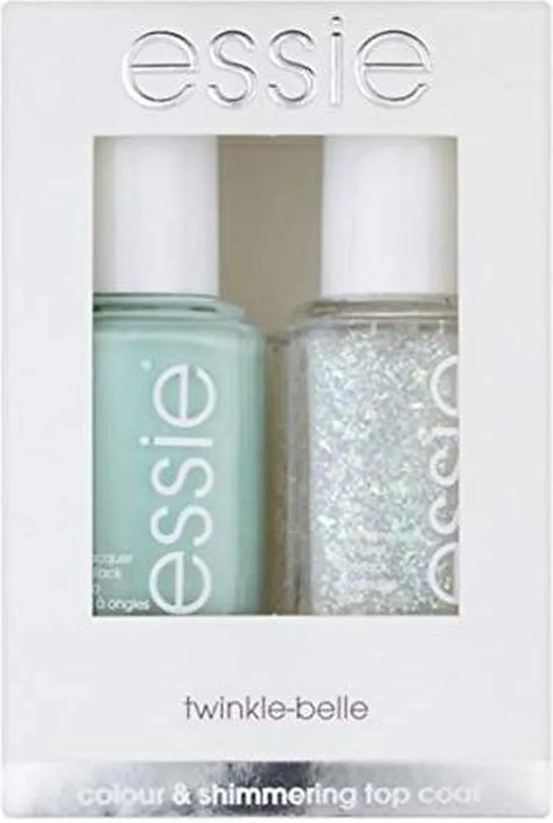 essie Nagellak Twinkle-Belle - Mintgroen Glitter 13.5ml - 2 Stuks