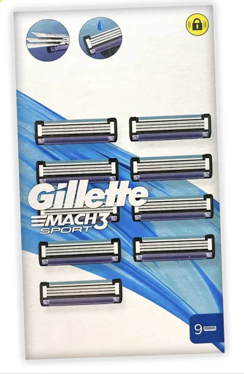 Gillette Mach3 Sport Scheermesjes 9 Stuks