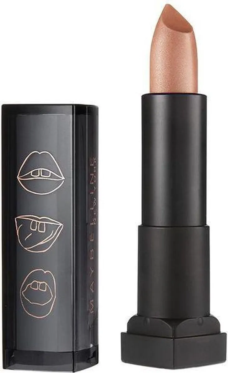 Maybelline Color Sensational Matte Metallic Lipstick 5 White Gold