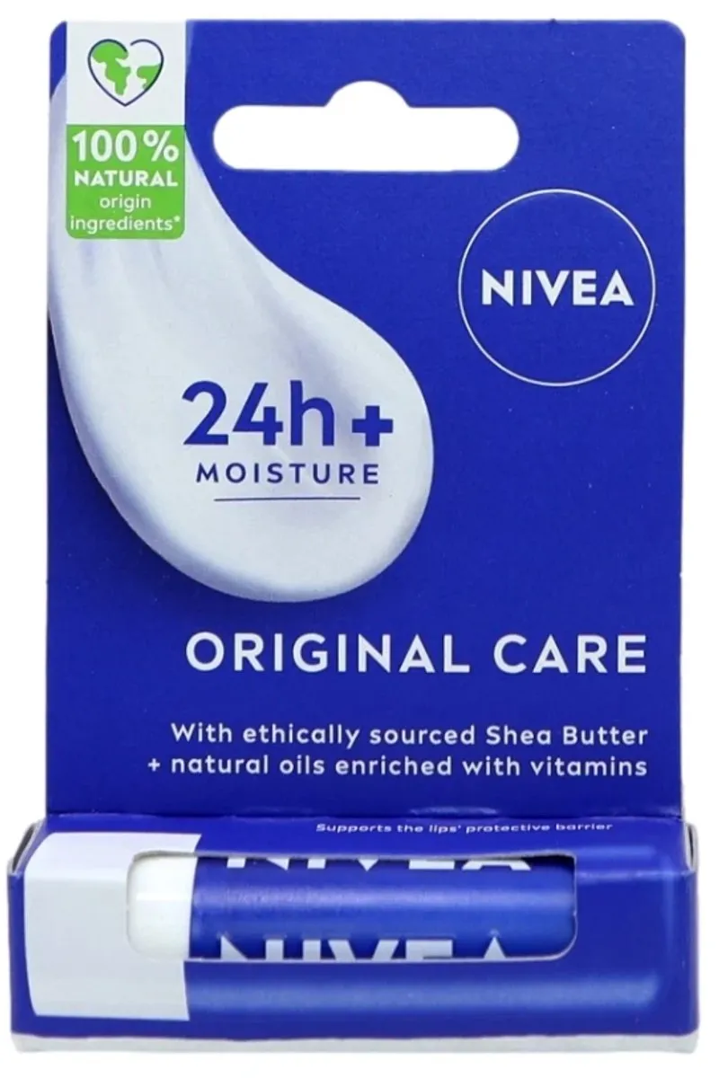 NIVEA Lippenbalsem Original - 2 Stuks