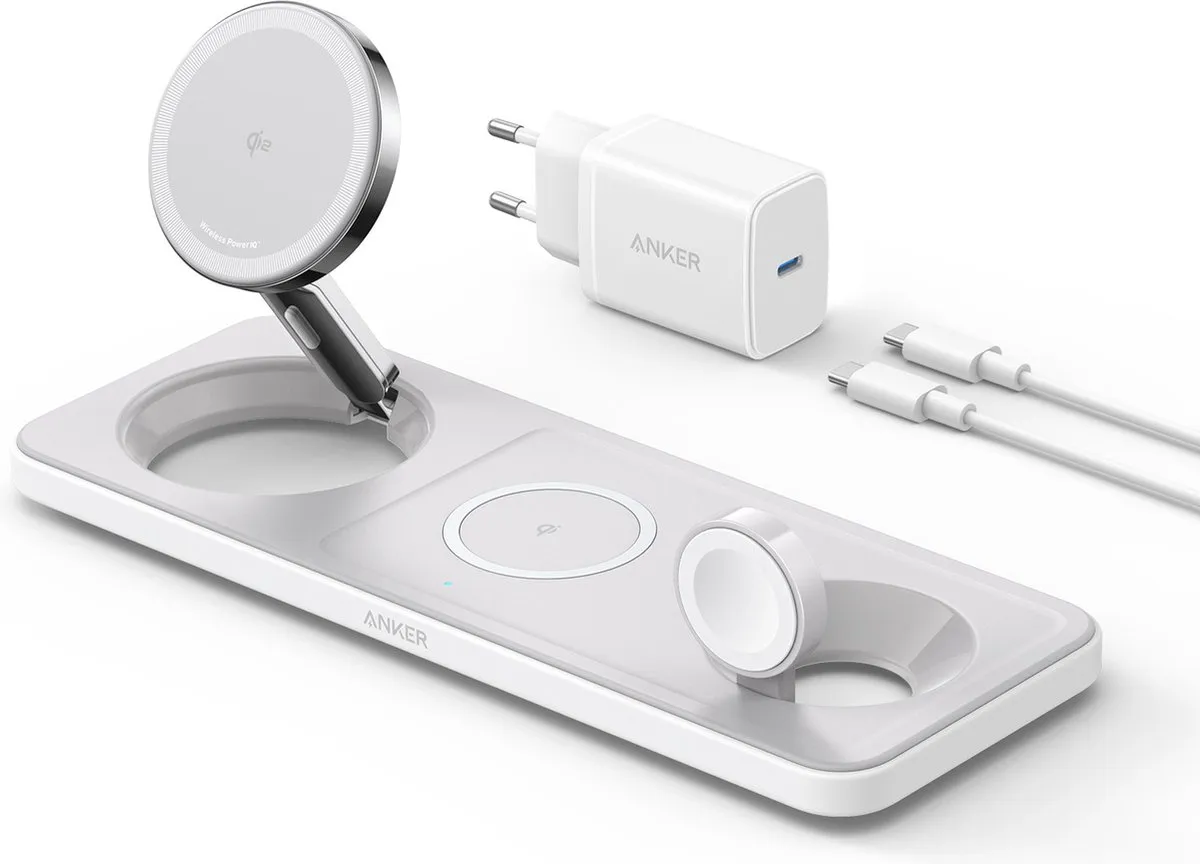 Anker MagGo B25M1321 3-in-1 Draadloos Oplaadstation